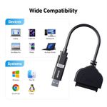 product_image_name-Generic-Cable adaptateur BENFEI SATA vers USB, adaptateur de pilote dur USB 3.0/USB C vers SATA III compatible pour disque dur et SSD de 2.5 pouces-3