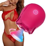 Generic Masseur rechargeable en forme de rose - 10 modes - Rose