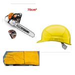 STIHL Tronçonneuse Professionnelle 70 Cm +4 Gants + 2 Casques