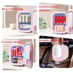 Generic Mini-réfrigérateur de beauté domestique de 6 L - image 4