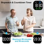 product_image_name-Generic-Horloge Murale Numérique Forme Arrondie USB Avec Grand écran De 10 Pouces-5