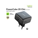 product_image_name-Oraimo-Kit de chargeur mural GaN 20 W avec câble Type-C -1