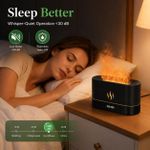 NOVOO Flame Aromatherapy Machine, Home Office Table Seven Color Flame Ultra Silent Air Humidifier - image 5