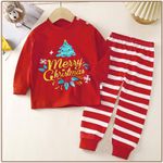 product_image_name-Arsuxeo-2pcs/set vêtements de Noël enfants pyjamas pour enfants garçons coton automne hiver vêtements de nuit-2