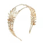 product_image_name-Generic-Accessoires de cheveux de mariée romaine diadème couronne bijoux feuille d'or-2