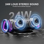 product_image_name-TodyJeyHo-Enceinte Bluetooth Étanche avec Lumières LED Colorées - 1800mAh, Puissance 10W, Appairage TWS, Autonomie de 4 à 8 Heures, Lecteur Musical Portable-3