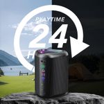 product_image_name-TodyJeyHo-Enceinte Bluetooth Étanche avec Lumières LED Colorées - 1800mAh, Puissance 10W, Appairage TWS, Autonomie de 4 à 8 Heures, Lecteur Musical Portable-5