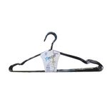 (PM) Pack de 10 cintres en inox - Noir