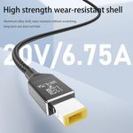 product_image_name-Generic-USB type C vers lenovo câble de charge pour ordinateur portable 135w jack pin-3