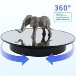 product_image_name-Generic-Présentoir à miroir rotatif à 360° - Plateau tournant électrique-1