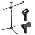 Trépied Microphone Stand Noir. GH