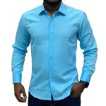 Chemise De Bureau Classique A Manches Longues Pour Homme 