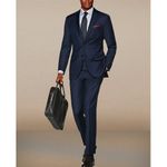 3D Fashion Costume Ensemble Bleu Marine
