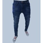 Pantalon Jeans Homme Bleu