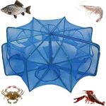 product_image_name-Generic-Filet de pêche pliant portable, cage en filet pliable avec fermeture éclair, cage à poissons octogonale convient aux petits poissons, aux homards, aux écrevisses, aux crevettes, etc.-2