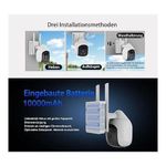 Fly  F101-4G – Caméra de Surveillance Solaire 4G Rotative 360° - image 3