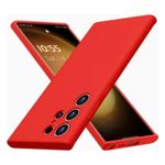Generic SAMSUNG Coque en Silicone Galaxy S22 Ultra - Rouge