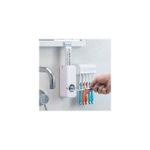 product_image_name-Generic-CHIC Support Distributeur De Dentifrice Fixé Au Mur Et Porte-brosse à Dents-3