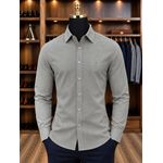 Generic Chemise homme élégante à manches longues