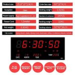 product_image_name-Generic-Grand écran Horloge Murale Numérique Affichage Bureau Heure Température Calendrier Date-4
