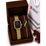 Chic Montre Dame  Avec Bracelet  Fond Noir 