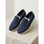 Mode mocassins en daim