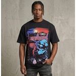 T-Shirt Oversize Manches Courtes - Noir