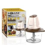 Sokany Mini Wonder Chopper 2.0L 300w 7006A - Marron