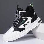 product_image_name-BLWOENS-Chaussures décontractées pour hommes Sci-Fi Warrior Sneakers de course - Noir-4
