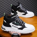 product_image_name-BLWOENS-Chaussures décontractées pour hommes Sci-Fi Warrior Sneakers de course - Noir-5