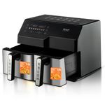 product_image_name-RAF-Friteuse à Air Double Panier - R.5342 - 12L (7L + 5L) - 2500W - Tactile-6