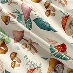 Generic 1 drap-housse à motif champignons, taie d'oreiller non incluse - image 2