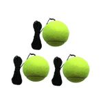 product_image_name-Generic-lot de 3 balles de tennis avec corde d'entraînement -1