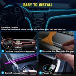 product_image_name-Generic- Bande lumineuse LED d'intérieur pour voiture, éclairage d'ambiance USB RVB avec fibre optique, accessoires de voiture à fil EL (2 en 1)-6