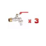 Generic Lot De 03 Robinets De Cuisine - Lavabo 15 Mm