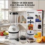 Eskay Blender et moulin électrique 2 en 1 – 400 W - image 2