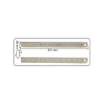 Generic Super règle en acier 30 cm/10 inch graduation mm - image 2