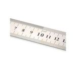 Generic Super règle en acier 30 cm/10 inch graduation mm - image 3