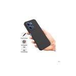 Generic Xiaomi Coque en silicone compatible à redmi 15c noir avec Antichoc