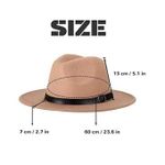 product_image_name-Generic-Chapeau De CowBoy ,chapeau Pour Femmes Et Hommes, à La Mode, église Sombrero Mujer, Homme Derby, Vintage Noir Pour Dames, à - Type Marron-5