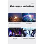 product_image_name-Generic- Microphone sans fil, Microphone sans fil UHF double rechargeable, Micro dynamique sans fil à main double pour karaoké, mariage, DJ, fête, discours, église, utilisation en classe, système de sonorisation-7