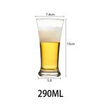 product_image_name-Generic-Lot de 6 Verres à Bière 290ML – Design Élancé et Élégant-2