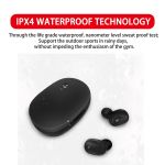 WinWolf TWS Wireless Bluetooth Earphones - IPX4 Waterproof, Touch Control Earbuds with Charging Case (Black)-A6S - image 3