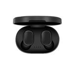 WinWolf TWS Wireless Bluetooth Earphones - IPX4 Waterproof, Touch Control Earbuds with Charging Case (Black)-A6S - image 5