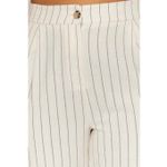 product_image_name-Trendyol-Pantalon Tissé À Rayures Aspect Lin Beige TBBSS23AR00039-4
