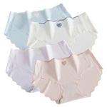 product_image_name-SXCHEN-Lot De 4 Culottes En Soie Glacée Pour Femmes-1