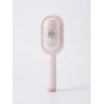 Peigne Démêlant Électrique avec Spray et Coussin d'Air Rétractable - Rose