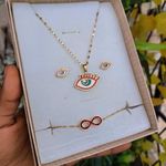 product_image_name-Fashion-Bijoux chaîne femme fatima doré 3en1 chaîne bracelet pendentif ensemble bijoux accessoire femme inox luxe mode stylé femme cadeau femme coffret cadeau anniversaire femme fête mere Saint Valentin Mariage amour cœur -1