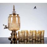 product_image_name-Generic-PREMIUM Ensemble de 7 carafes Amber Gold pour le service de table-4