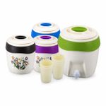 Generic Lot de 2 casseroles isothermes avec robinet – 1,8 L et 4 L